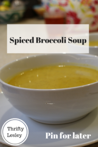 Spiced broccoli soup recipe