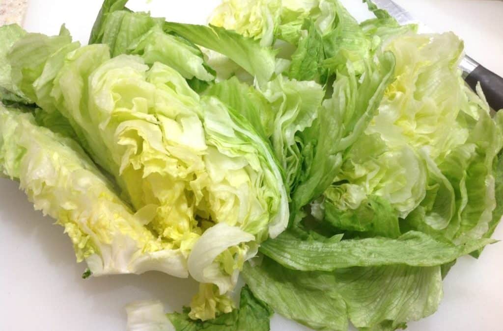 Lettuce Soup. Perfect to use up that half bag of salad leaves