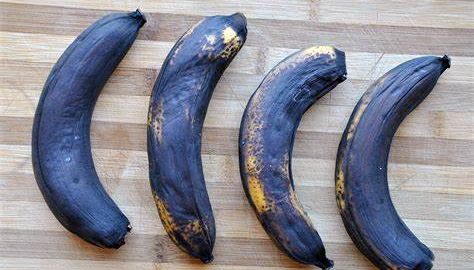 over ripe bananas
