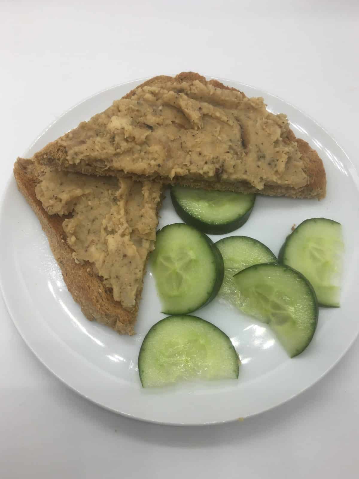 lentil pate for a budget breakfast