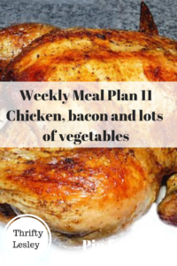 Weekly Meal Plan 11 for extremely cheap meals
