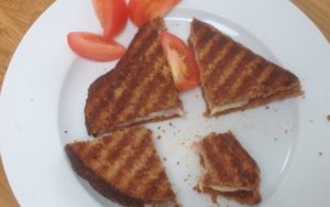 cheese and onion toastie