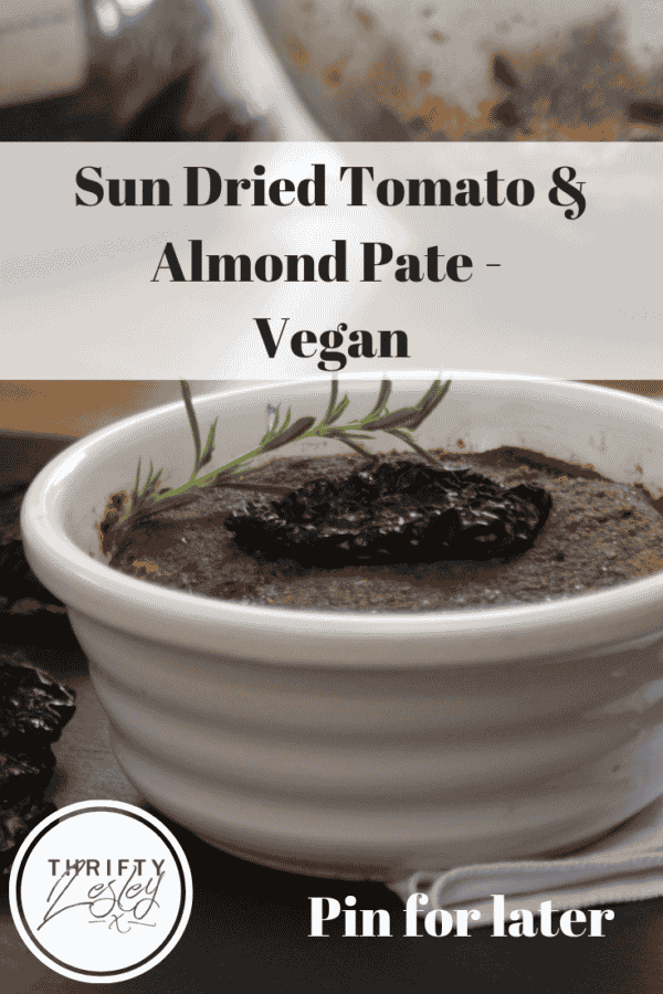 Sun Dried Tomato & Almond Pate, a budget recipe