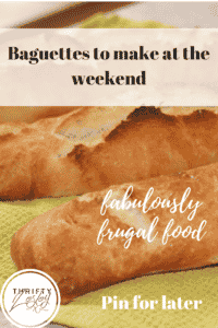 a weekend baguette recipe