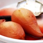 poached pears without alcohol