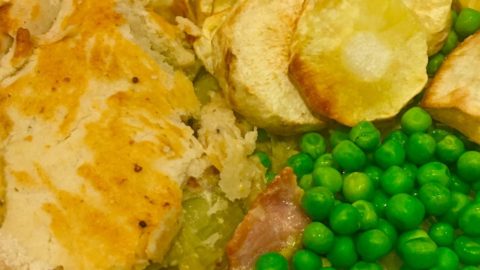 bacon and leek pie