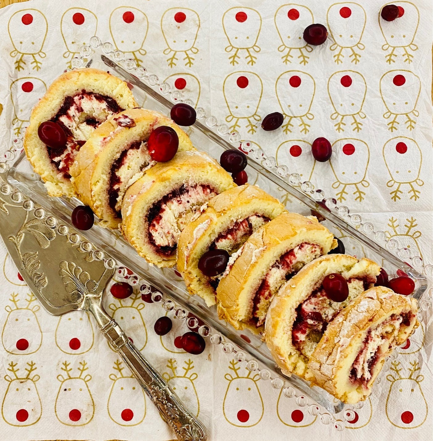 cranberry roulade