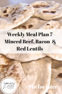 Pinterest image for weekly meal plan 7