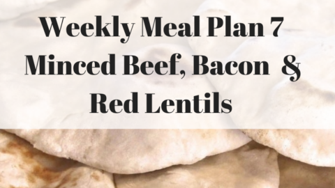 Pinterest image for weekly meal plan 7