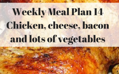 Meal Plan 14 – 7 days for two adults and two x 15 year olds –  chicken, cheese and bacon