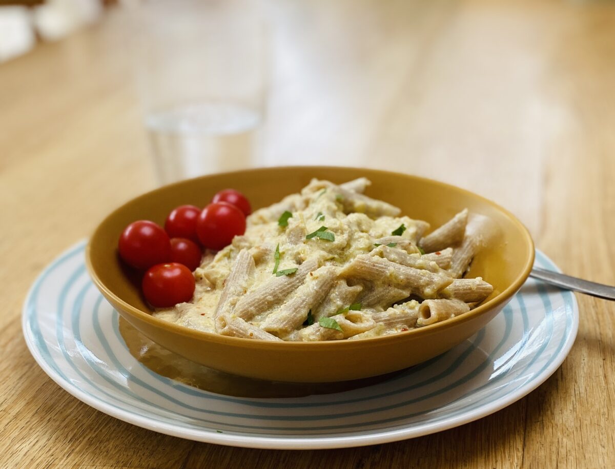 easy green tomato pasta sauce.