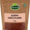 Aleppo chilli flakes in a paper based pack.