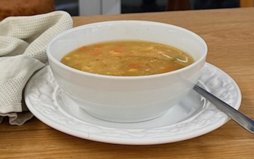 Super simple frozen mixed veg soup